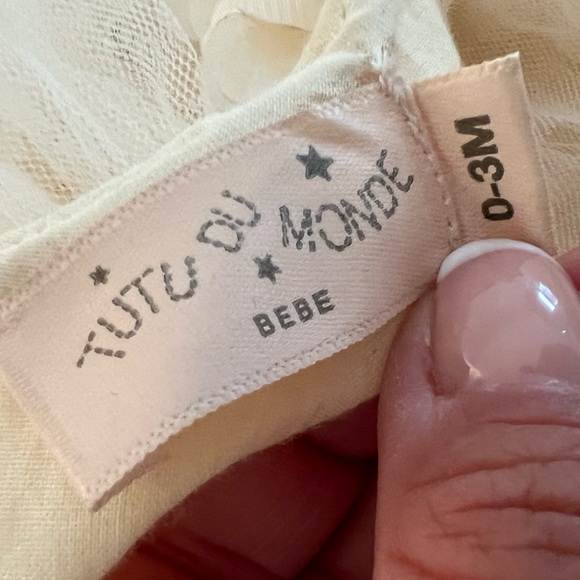 TUTU DU MONDE Dreamscape layered tutu dress sequin & floral embellishments 0-3m - Picture 9 of 11